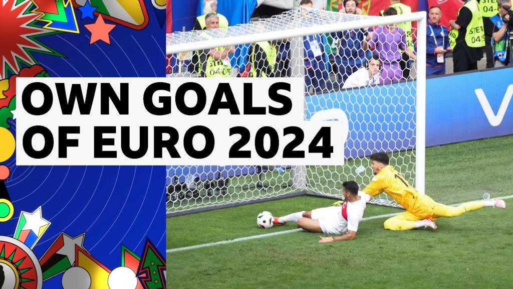 Watch every own goal scored in the Euro 2024 group stage