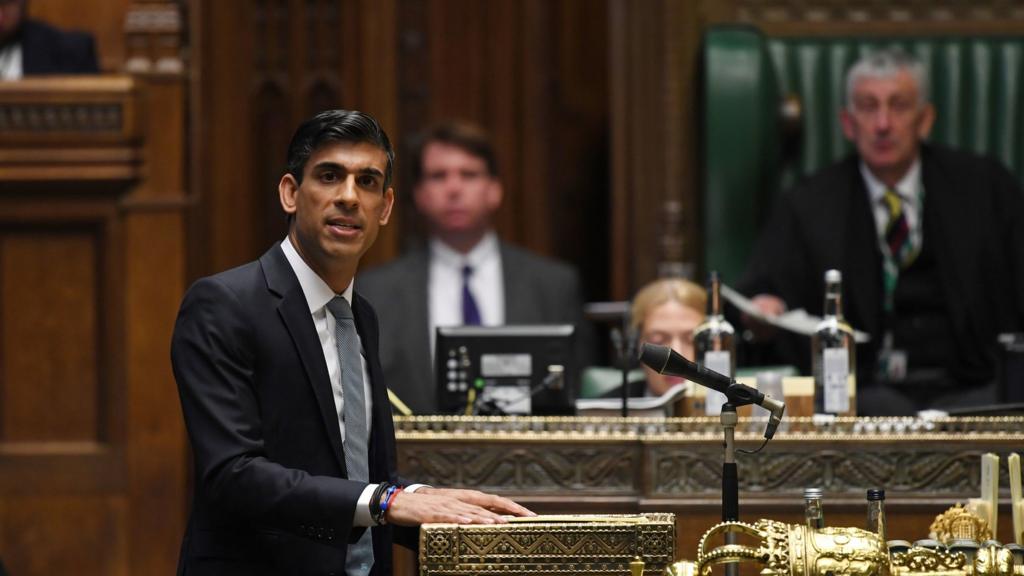 Rishi Sunak in Commons