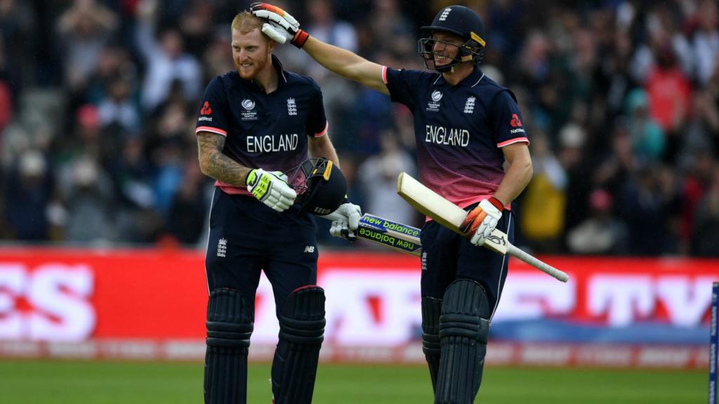 England's Ben Stokes and Jos Buttler