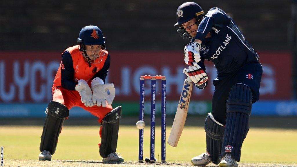 Scotland and Netherland both won five matches at the qualifier event but the Dutch finished with a better net run rate after Thursday's victory