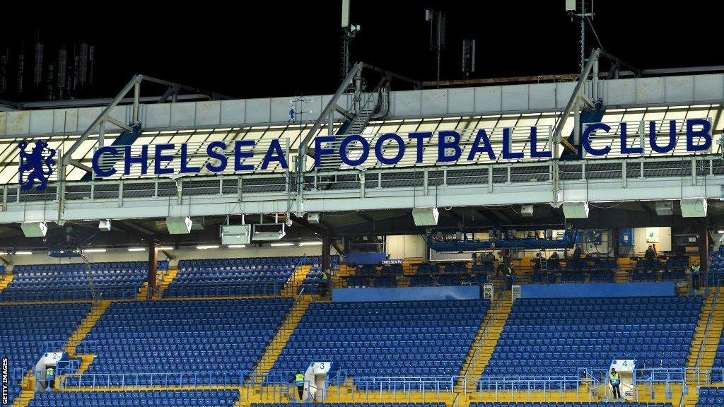 Chelsea football ground and stands