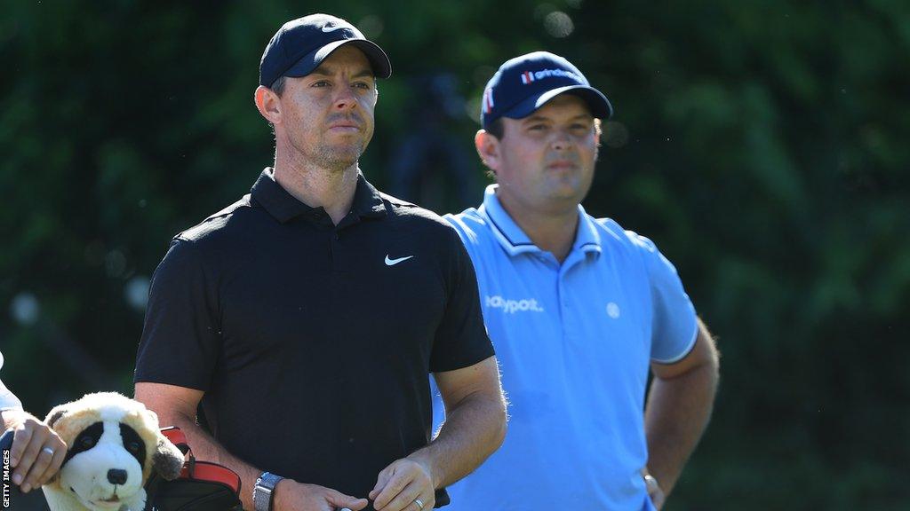 Rory McIlroy and Patrick Reed