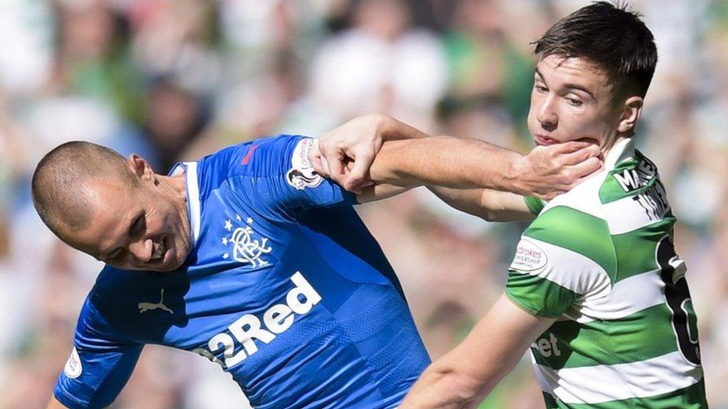 Kenny Miller (left) and Kieran Tierney