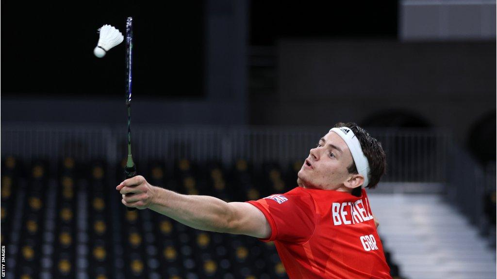 Dan Bethell in action at the Tokyo Paralympics