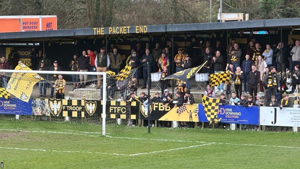 Falmouth Town fans