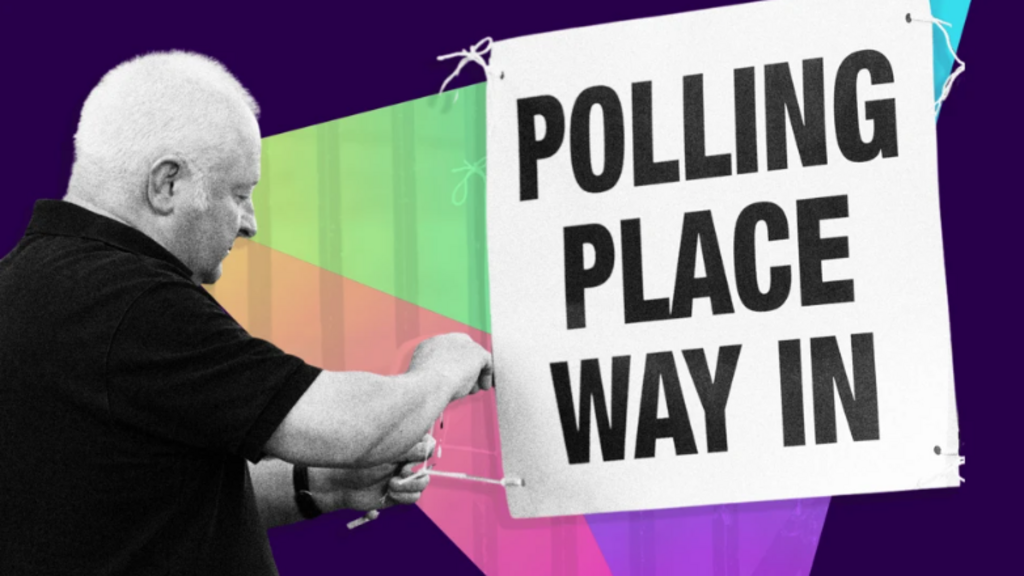 polling place graphic