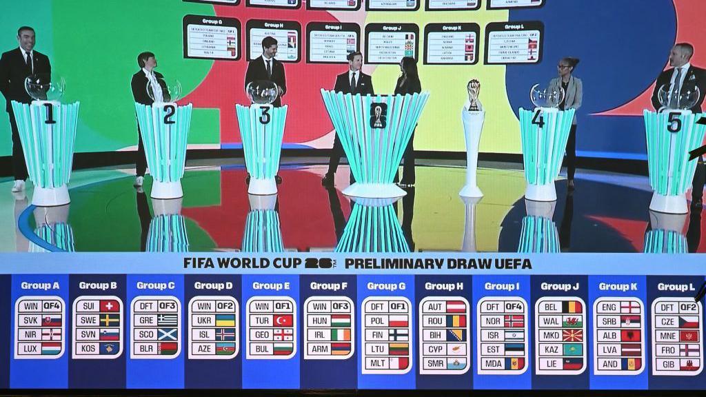 The draw taking place