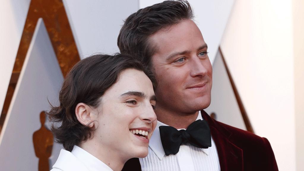 Timothee Chalamet and Armie Hammer