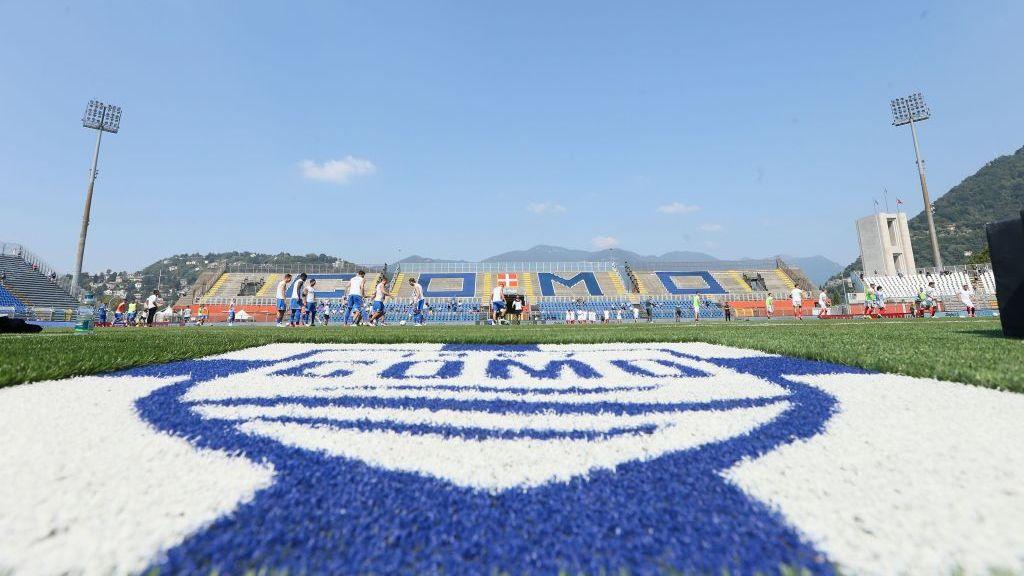 A general view of Stadio Giuseppe Sinigaglia, home of Como