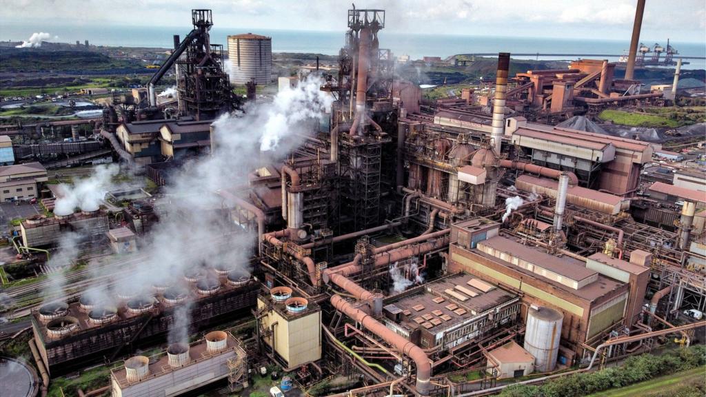 Tata Steel's Port Talbot steelworks in south Wales