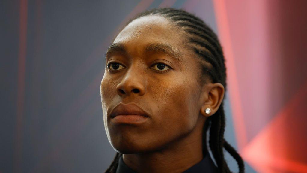 Caster Semenyo with a stern expression