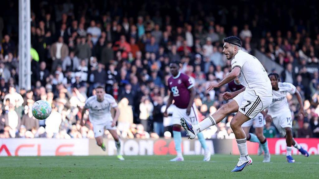 Raul Jimenez scores against Burnley