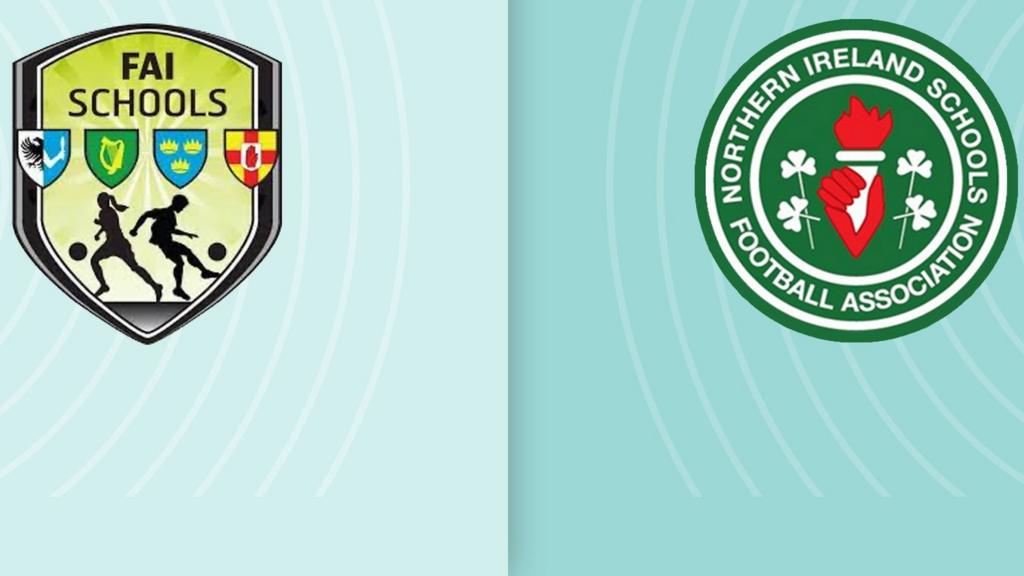 Republic of Ireland U18 boys v Northern Ireland U18 boys badge graphic