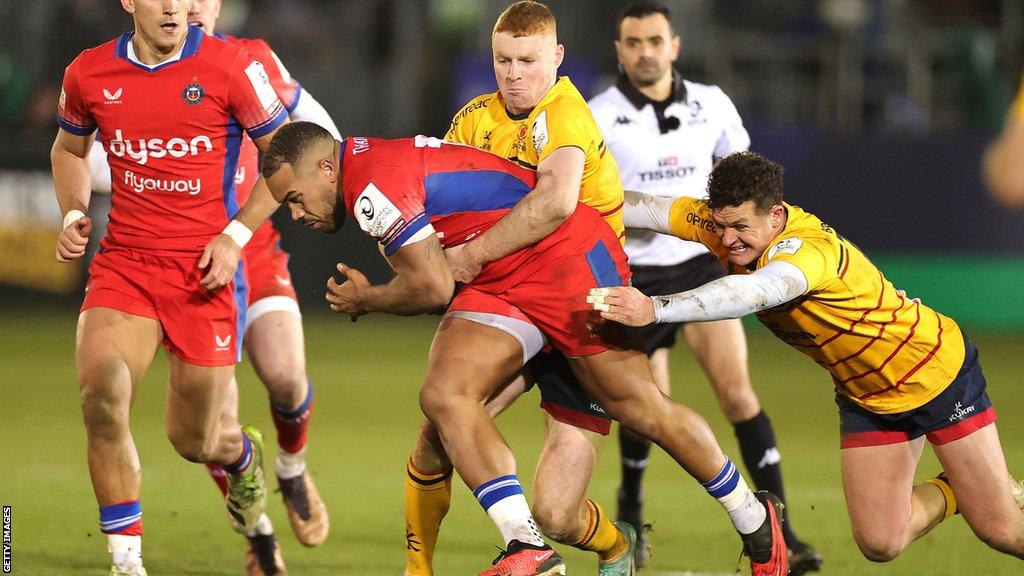 Billy Burns in action for Ulster against Bath in the Champions Cup