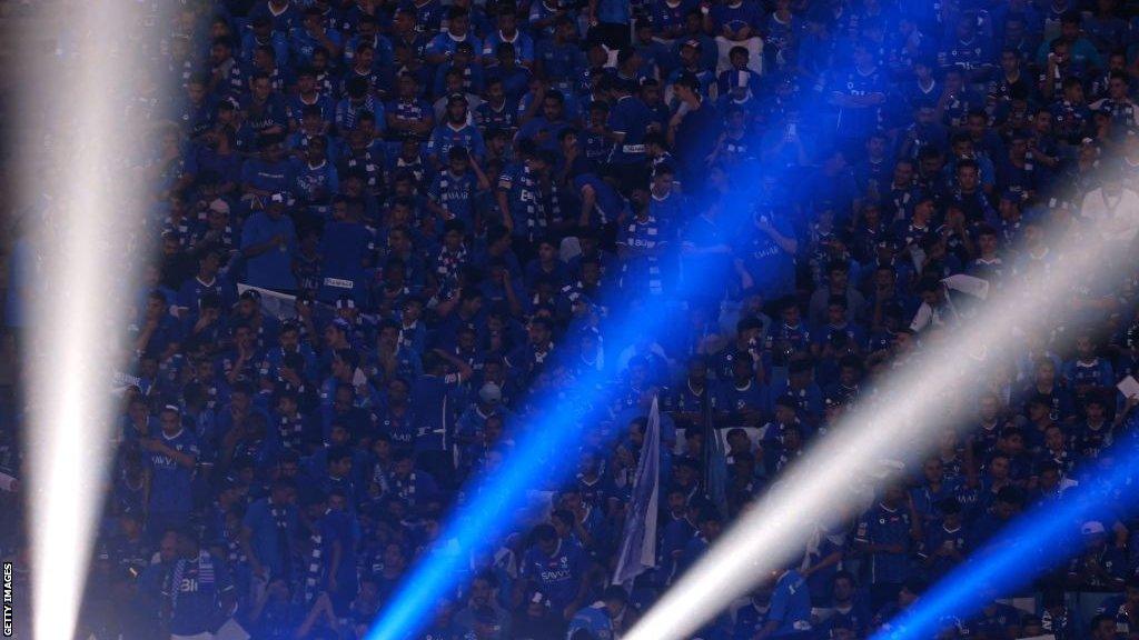 Thousands of fans watch Neymar be officially unveiled as an Al-Hilal player