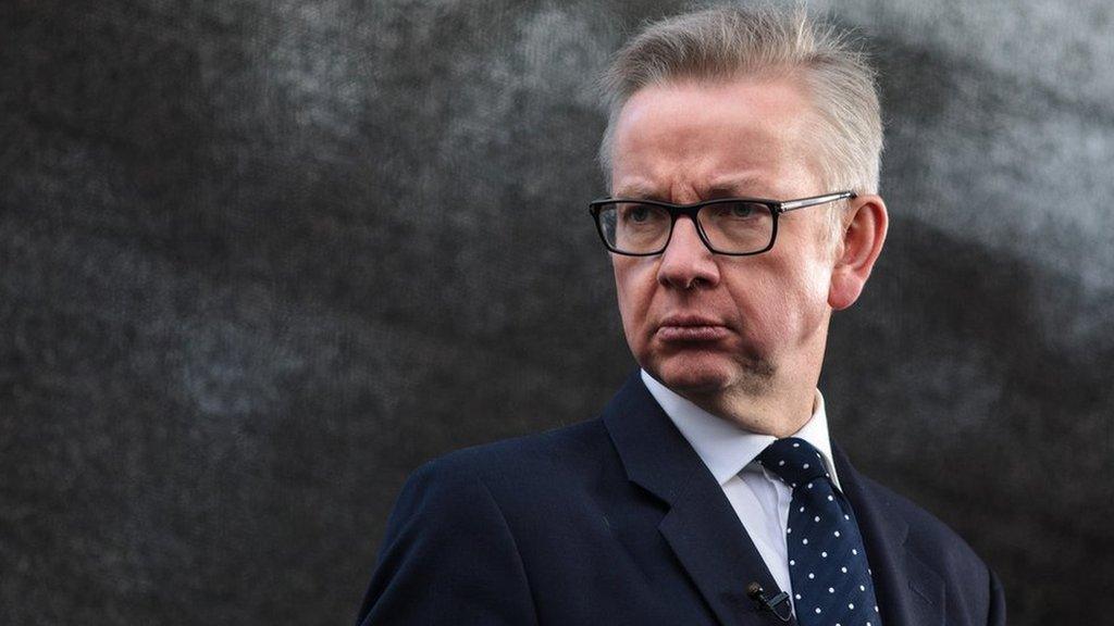 Housing secretary Michael Gove