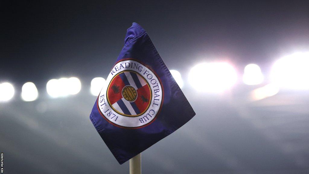 Reading FC flag inside the ground