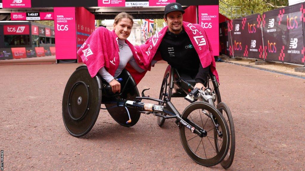 Catherine Debrunner and Marcel Hug