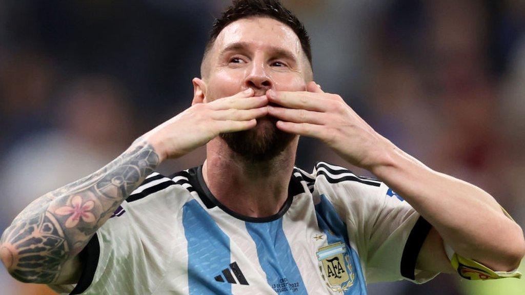 Argentina's Lionel Messi