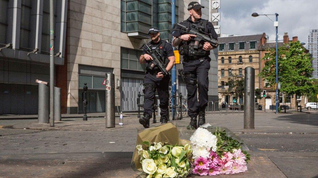 armed police in Manchester