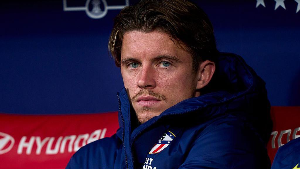 Conor Gallagher on the bench for Atletico Madrid