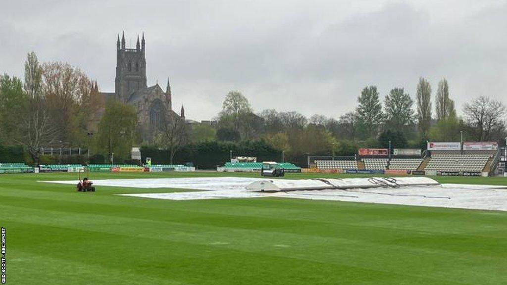 New Road last lost a complete day of cricket on the final day of last season against Middlesex