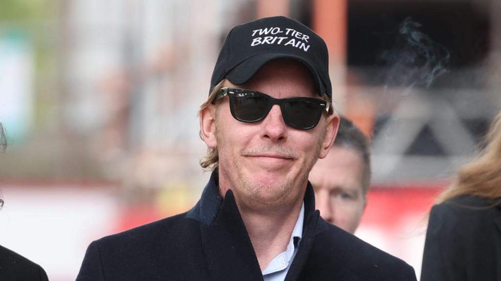 Laurence Fox denies sharing upskirting image of TV star