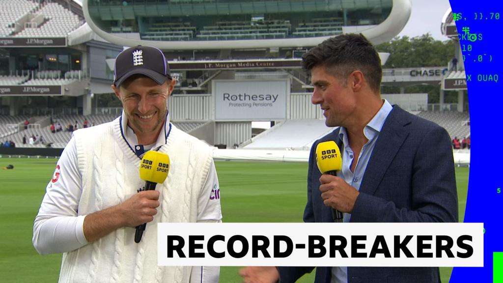 'I'm proud of you' - Cook & Root react to century record