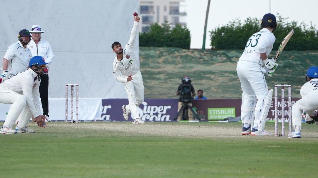 Ireland opener Andrew Balbirnie faced 96 balls and hit five boundaries in his unbeaten 58