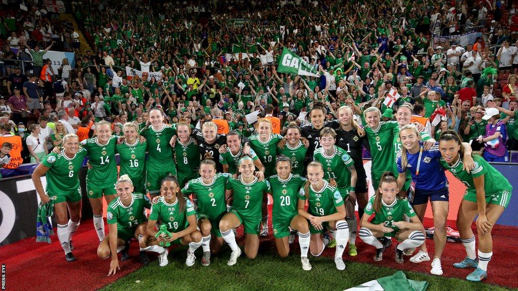 Thirteen of Northern Ireland's 23-player squad for the Euros played their football in the Women's Premiership