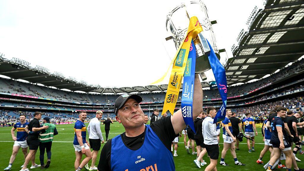 Liam Cahill with the Liam MacCarthy Cup