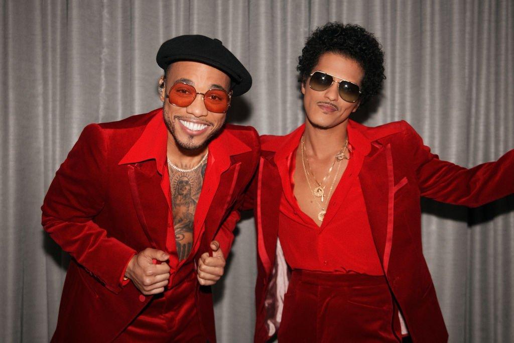 Anderson .Paak and Bruno Mars at the AMAs