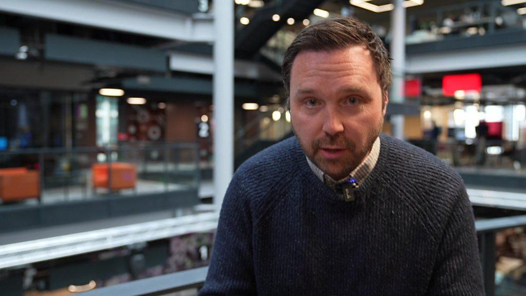 Steffan Messenger at BBC Wales hq in Cardiff