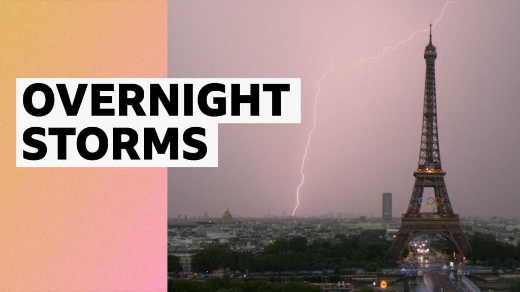 Paris Olympics Lightning Photos Go Viral