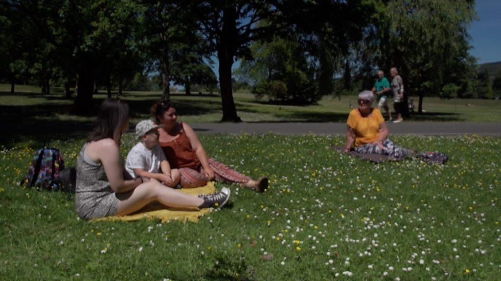 A family meeting in Aberdare