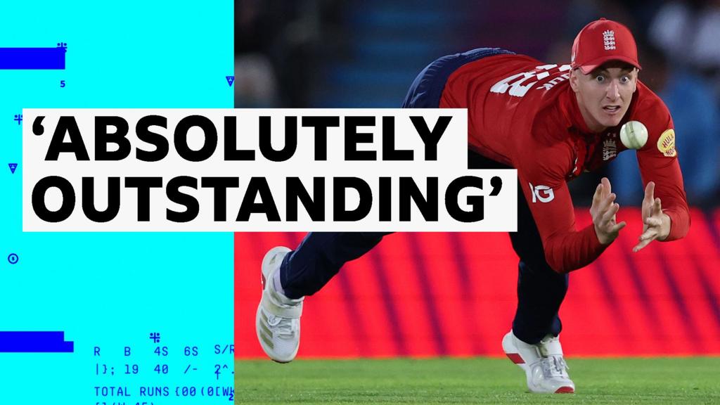 That was outstanding! - Brook takes stunning diving catch