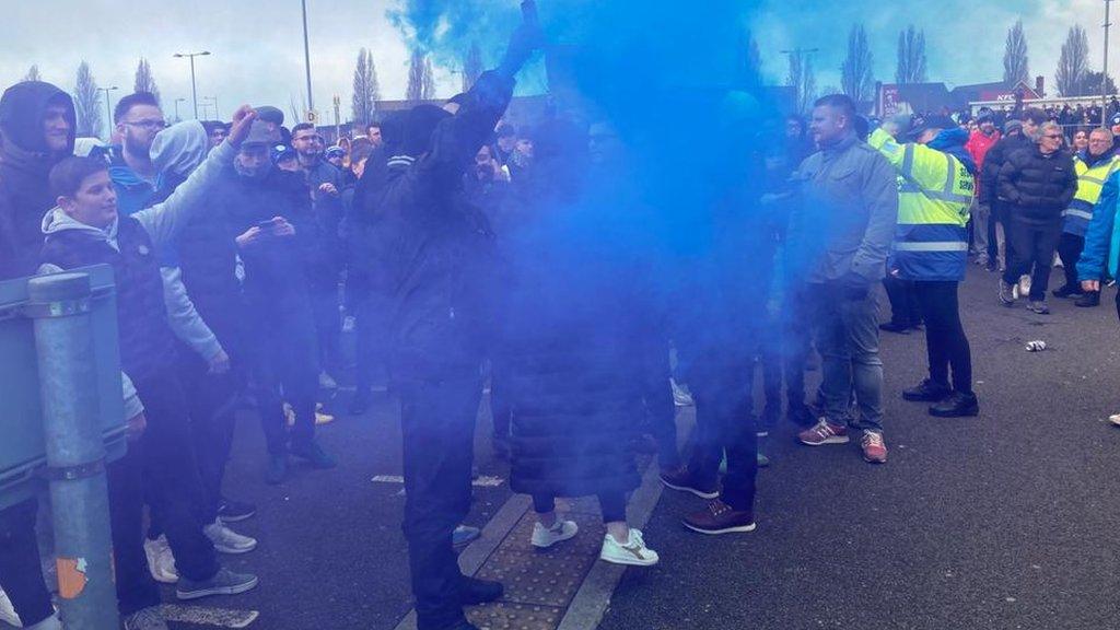 Cardiff protest