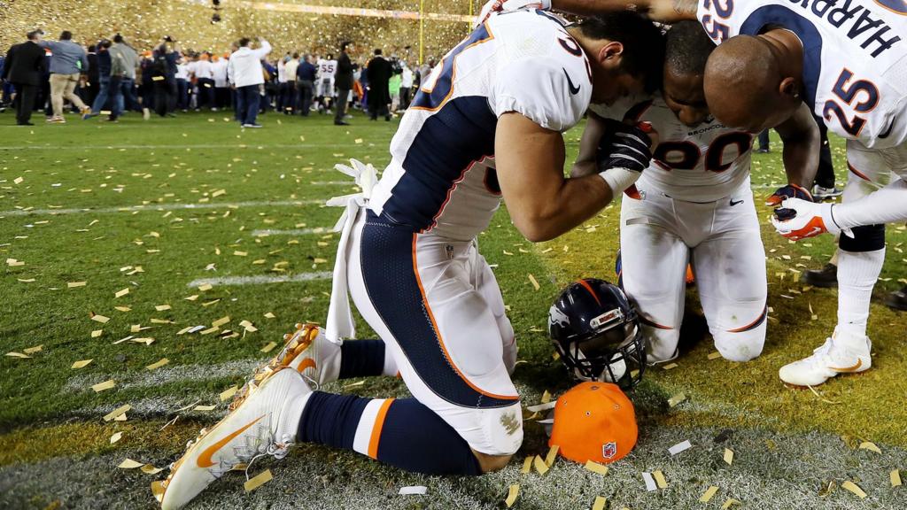 Denver Broncos celebrate