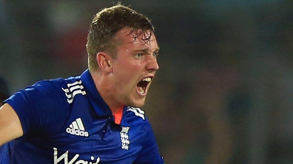 Jake Ball took five wickets on his ODI debut