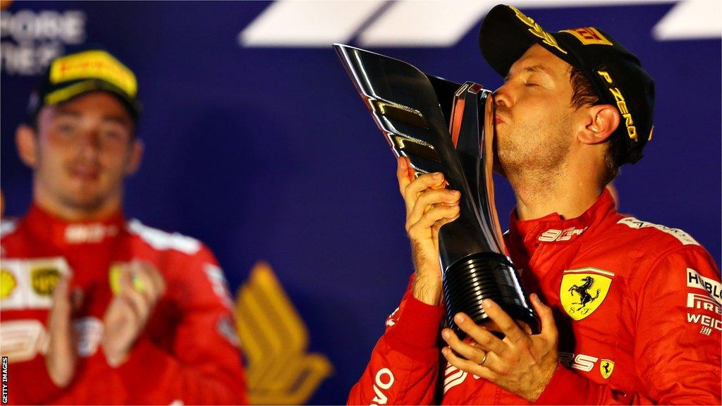 Sebastian Vettel wins the Singapore Grand Prix