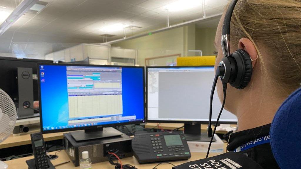 A call handler for Devon and Cornwall Police