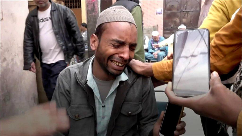 Naeem mourning his brother Faizan