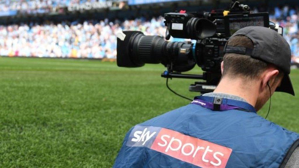 Sky sports camera operator