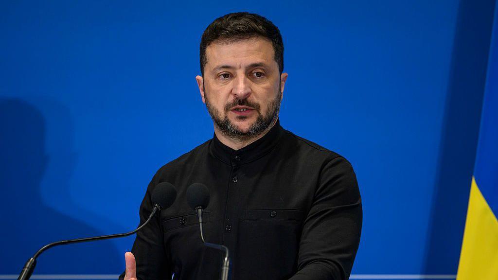 Ukrainian President Volodymyr Zelensky.