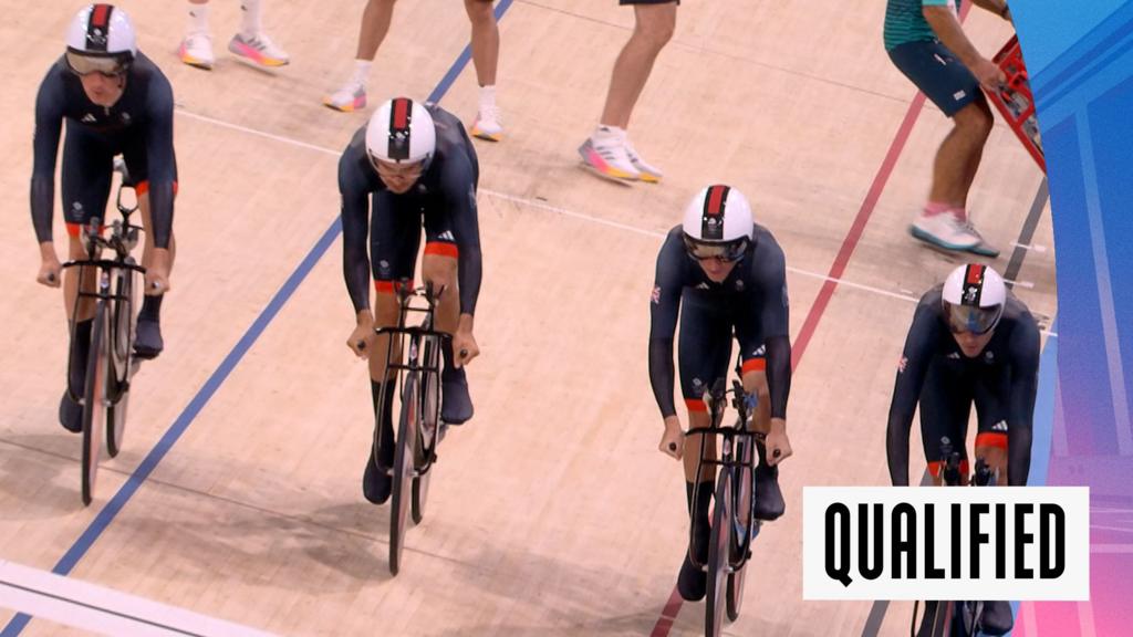 Watch: Team GB men's pursuit team qualify for gold race