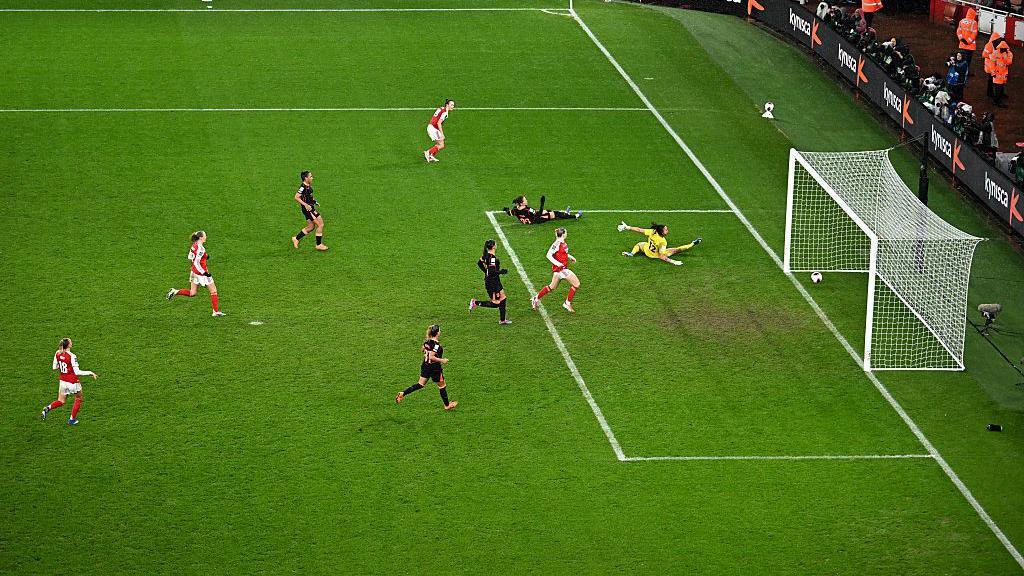 Caitlin Foorde's winning goal.