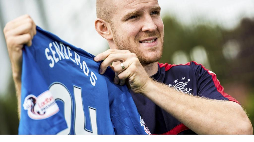 Rangers defender Philippe Senderos