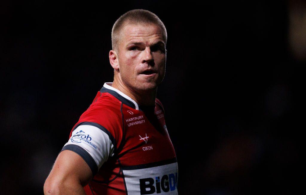 Gareth Anscombe in Gloucester colours