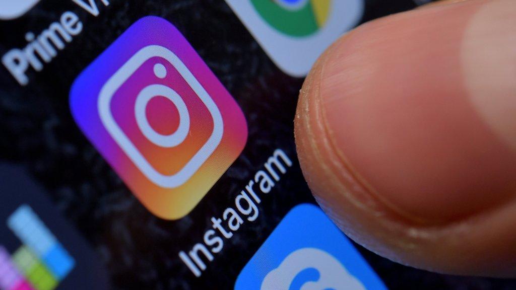 A close-up image showing the Instagram app on an iPhone in Kaarst, Germany, 08 November 2017.