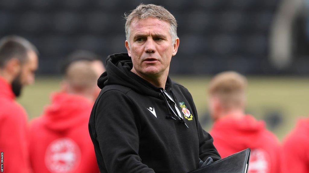 Wrexham manager Phil Parkinson